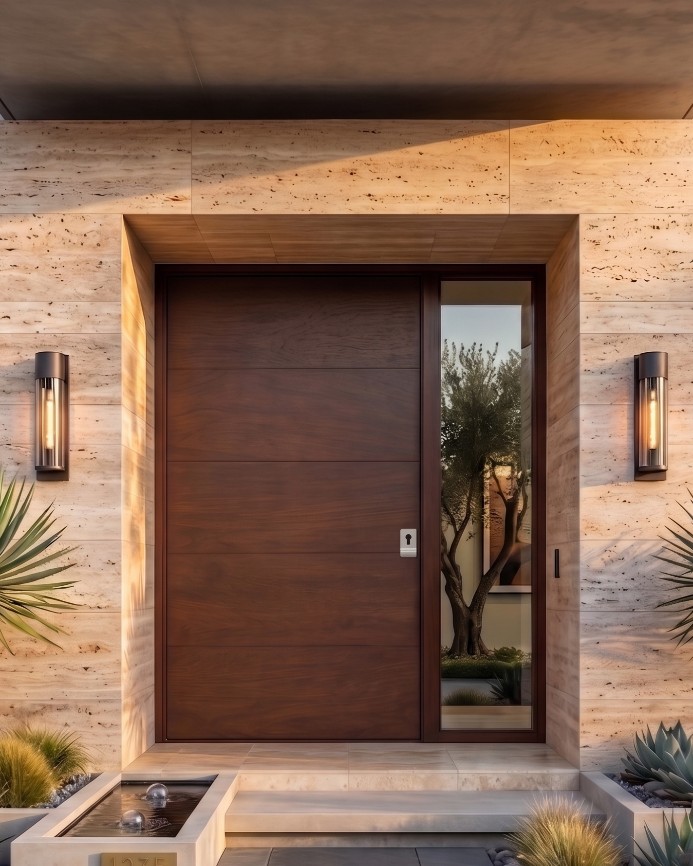 Nothing but the Keyhole: A Minimalist Hardware Redesign for Luxury Entry Doors