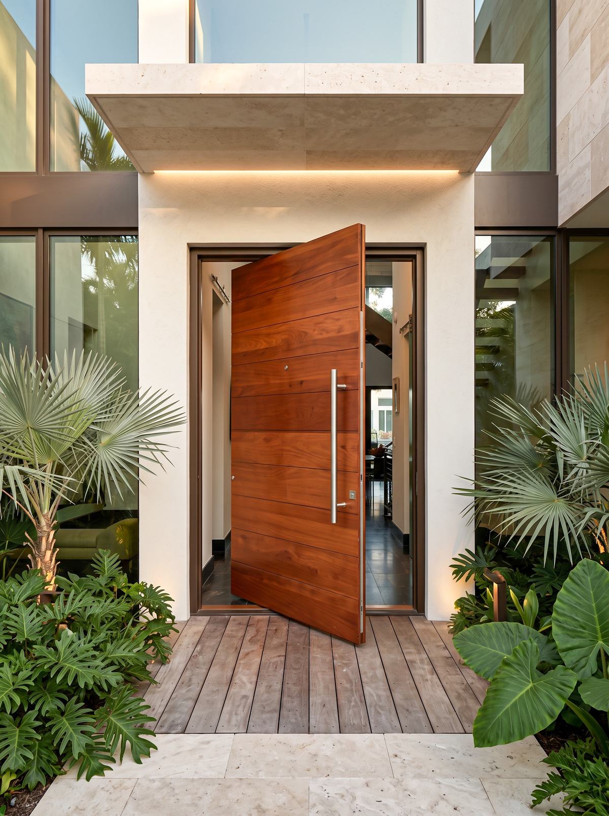 Marine-Grade Mahogany for Oversized Florida Entrances: What Actually Matters